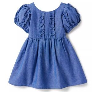 Janie and Jack toddler blue dress 3T